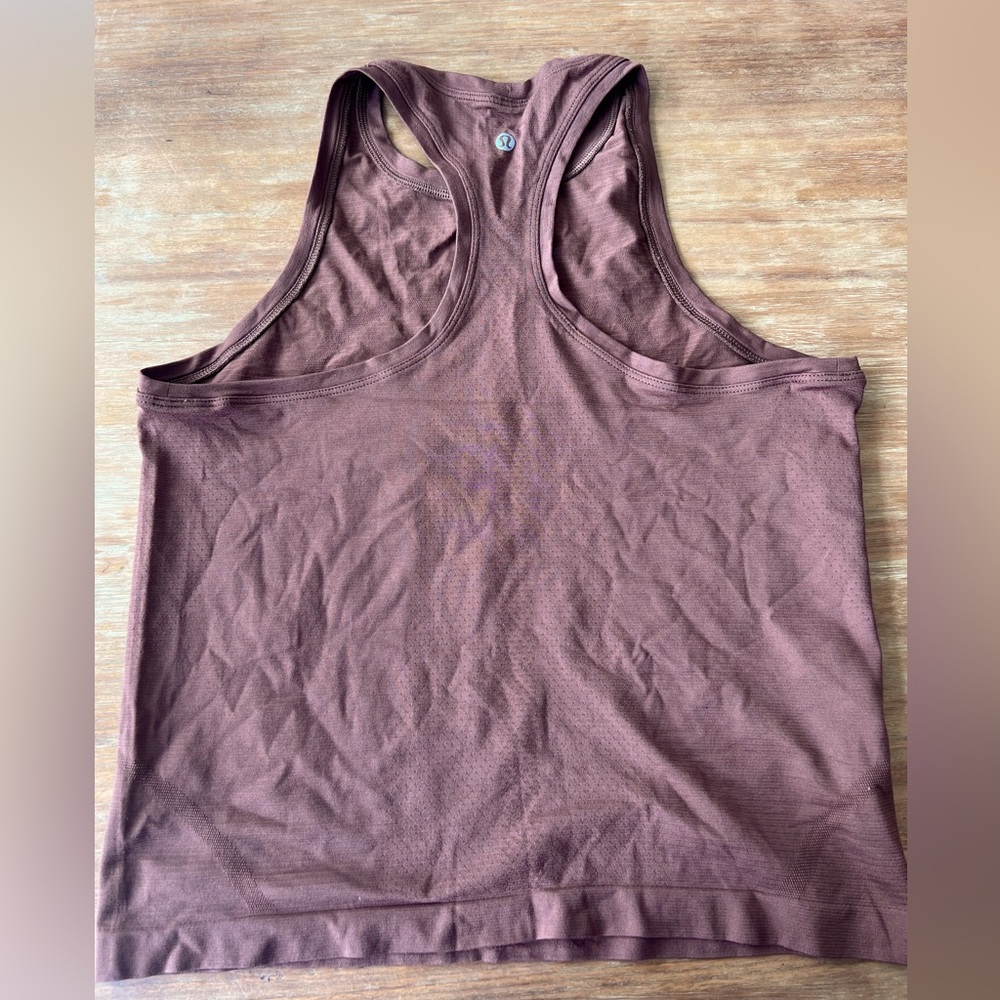 Lululemon Swiftly Tech tank top- brown-Espresso